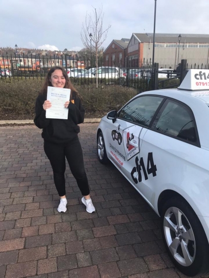 Congratulations Emalie Baker on your first attempt pass for your practical driving test in Barry today with only 2df -told you! - see you soon Rebekah xx