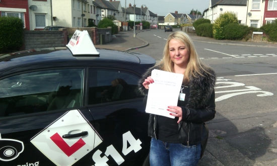 Thank you so much it ment a lot to pass Iacute;m over the moon X<br />
<br />

<br />
<br />
Fist Time With c14 School Of Motoring<br />
<br />

<br />
<br />
Phew Emma with just 3 days before your Theory Test expires you left that late didnacute;t you Just 5 minors and a lot of sniffing from a cold that you are suffering you must be one happy woman today Many Congratulations Well Done