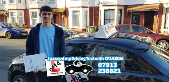 Many Congratulations Evan, Passing FIRST time today, 2 months after your 17th birthday with just 1 minor, FANTASTIC. Good luck with college and regards to all your family!<br />
<br />
WELL DONE