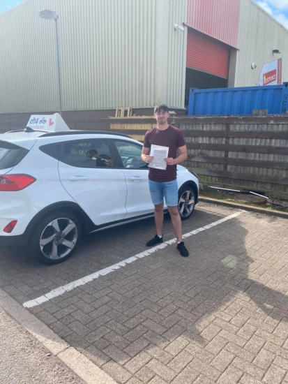 Congratulations Finlay on your 1st time pass In cardiff today - a long wait but worth it in the end x