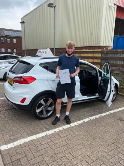Congratulations Gethin on your first time pass in cardiff today - really enjoyed teaching you and your brother - enjoy your meal tonight - it’s going to taste so much better now x Becky