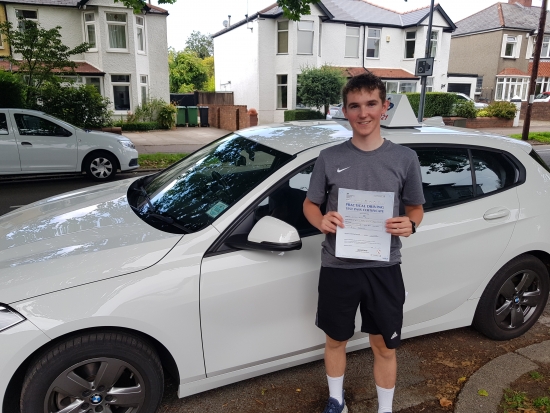 *** Many Congratulations To Geth, Passing First Time With Just 2 Minors! Keep Safe With Both Your Cycling & Driving. Remember To Thank Your Mum & Dad For All The Fab Work They Did With You. Well Done! *** 😎
