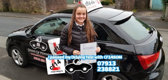 *** Many Congratulations Hannah, Passing Just 2 Months And 1 Day After Starting Lessons On Your Birthday, With Just 1 Minor.<br />
Fab Drive, Well Done You! 😎 x