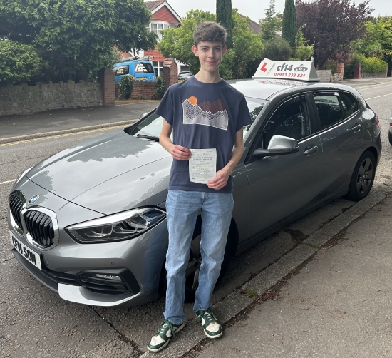 *** WOW *** WOW *** WOW *** Here We Go Again With Congratulations Going To Sam PASSING With ZERO Driving Faults This Afternoon In Cardiff 👏👏👏Great Drive Today By Sam On His First Attempt At The Driving Test. As An Incentive  I Told Him I Would Give Him A Lift Home - Provided He Passed £££Not Only Passing - But Making It Look Easy 🚘Congratulations Again- **