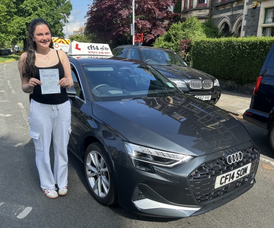 Many Congratulations To Amelia, Passing First Time With Just 1 Driving Fault - Fab! 👏👏👏Great Student, Bubbly And Eager To Learn To Drive - Making My Life Very Easy £I’ve Never Known A Student With Such Good Knowledge Of Getting Around Cardiff - Everywhere We Drove, She Would Know Exactly Where We Were, Telling Me Her Friends Live There, Or That’s Where She Goes For Her Nails