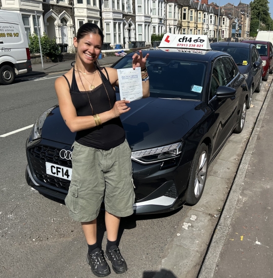 Many Congratulations To Anoushka, Passing On Her First Attempt In Cardiff! This Was A Tricky One - Anoushka Is Leaving Cardiff Afer Graduating, So We Only Had The One Attempt To Get This Done, So Some Pressure On Both If Us &acute;<br />
<br />
With Some Extra Work On Saturday - The Hard Work Paid Off And Now She Can Leave With A  Degree And A Full Driving Licence 🪪<br />
<br />
Hottest Day Of The Year - So She Ke