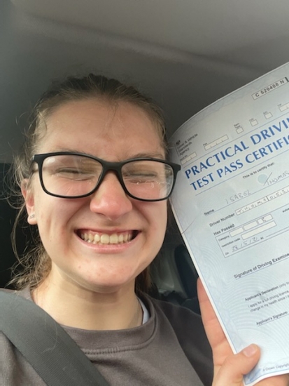 *** What A Great Smile! No Wonder Passing Today On Your Very First Attempt ***<br />
Many Congratulations Isabel, And Make Sure You Thank Your Dad For Doing All The Hard Work. <br />
Great Day For You, Please Drive Safely, And Now Time For Your Parents To Get Revenge On You, By Asking For Lifts From You,  Shopping, Pick Up From The Office Parties And Lots More.... 🙃<br />
<br />
WELL DONE AGAIN - REMIND DAD, JOB W