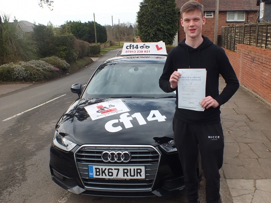 SIMPLY BRILLIANT!<br />
<br />

<br />
<br />
A great ´First Time´ PASS with just 2 minors! What a result - that´s even better than Liverpool´s results in the premier league! Enjoy your licence & Many Congratulations, Barry