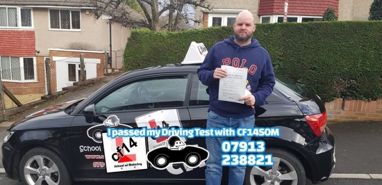 *** Many Congratulations Joel, From All Of Us Here At cf14 School Of Motoring ***<br />
<br />
What a great day! Really made up for you Joel, you worked really hard to get this result today. If I can help with Pass Plus when you get your car, just ask. FAB RESULT!