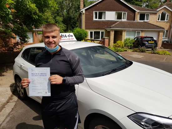 Never In Doubt!<br />
Many Congratulations To Josh Today, Passing With Just 2 Minors On His First Attempt In Cardiff Today. I Must Admit I Did Sweat A Bit When They Cancelled And Re-Arranged Your Test - By Just An Hour Or So - Then It Literally Poured Down With Rain As Your Test Started, But All Good! <br />
<br />
*** Well Done, Drive Safely, Enjoy Shopping For A Car! Best Wishes Barry 😎 ***