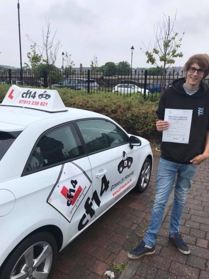 Congratulations Kyle Burston on passing your driving test 1st time today in Barry - 2018 is definitely your year Rebekah x