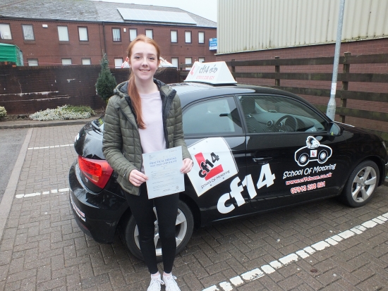 FANTASTIC! What a great start to the weekend for you. Many Congratulations Lauren, you worked really hard and deserved that PASS today, enjoy driving your mums car and taker care Barry x