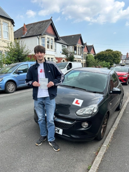 Well Done Leo - Passing In His Own Car Today With Just 10Hrs Of Lessons! Not Quite All The Story - Leo Has Been Driving For The Last 12 Months With His Parents, And When We Started, We Could Immediately Identify Leo Can Drive, Unfortunately - At That Time He Hadn´t Heard Of The Words Mirrors £££With Some Never Ending Nagging From Me - The Penny Finally Dropped Today, Re