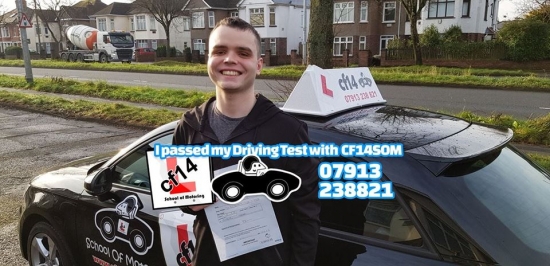 Many Congratulations Luke, just 2 minors and in the words of the examiner near textbook test today! Well Done and enjoy that licence (& car with your sister) when it arrives, *** WELL DONE YOU! ***