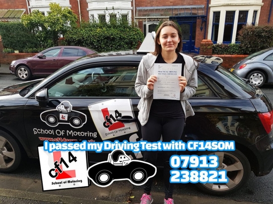 *** Many Congratulations To Maisy, Passing Today With The Test Centre Manager, With Another New Route For Me! Great Drive, Fab Student - Enjoy Being Called On By Your Parenrs For Lifts In The Future. Take Care Barry x ***