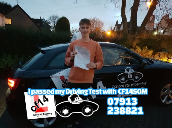 Well, what can I say! A very calm confident drive - (in the dark & rush hour) and PASSING first time with just 1 minor. BRILLIANT! Many Congratulations - you deserved that. Take Care and good luck to you and your family for the future.