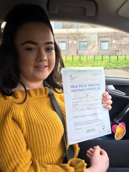Congratulations Mea Ashley Payne on you excellent pass in Barry today - I’m sure we will bump into each other from time to time haha and look forward to our motorway lesson Rebekah xx