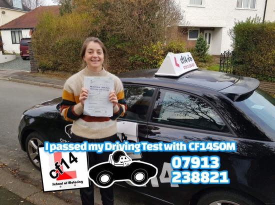 Many Congratulations Megan PASSING your driving test before leaving us for a new adventure in Australia. Great end to the year for you. WELL DONE!