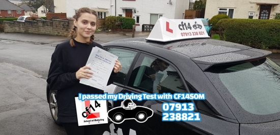 *** Many Congratulations Meliha, On Passing Your Practical Driving Test In Cardiff Today! ***<br />
<br />
Fab Drive - Great Student, Just Time To Take Your Mum & Dad Car Shopping Over The Weekend. Good Luck With That And WELL DONE again 😎