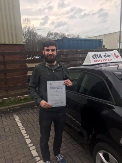 Congratulations Michael on your 1st attempt pass in cardiff today - a challenging route that you handled excellently - it was a pleasure teaching you Rebekah x