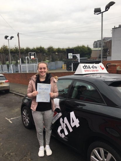 Congratulations Olivia Chivers on your 1st time pass - safe driving x Becky