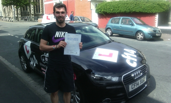 Many Congratulations A very cool customer letacute;s face it you were wearing shorts and it was cold today Really pleased itacute;s all worked out so well Every success in your athletics career at least you can drive to the events now and not have to rely on lifts Continue to drive safely and well done again