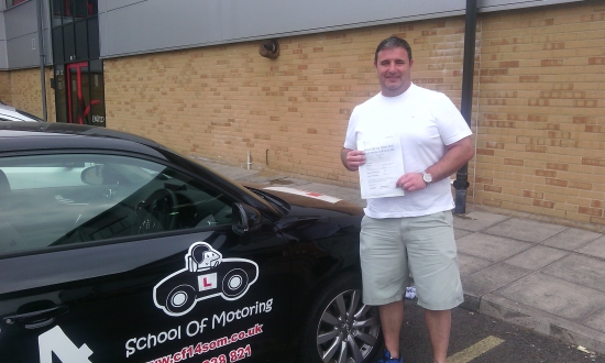 Well Done Paul - Really unlucky with that 1 minor otherwise a perfect drive Time to go get that mercedes van now All the very best to you and your family - good luck with your growing business
