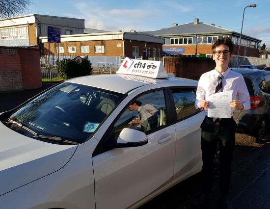 *** Many Congratulations To Rhodri, Passing Today On His First Attempt - Just 2 Minors, Afer Managing To Bring Your Test Forward From Next Year!<br />
Great Driver, Continue To Drive Safely And Fingers Crossed With Your Interview For Uni. Great Day For You, Well Done.<br />
Best Wishes From All Of Us Here At cf14 School Of Motoring 😎 ***