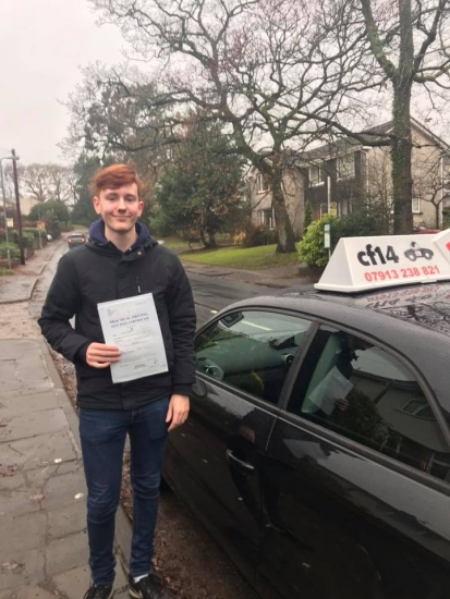 Congratulations Rhys on your first time pass in Cardiff today - you were a pleasure to teach - stay safe x