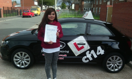 Many Congratulations Rima you have done really well and was a pleasure to teach Hope your dad helps with a new car for you so you donacute;t have to depend on public transport for much longer<br />
<br />

<br />
<br />
Take Care amp; WELL DONE