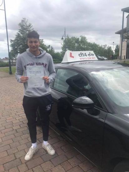 Huge congratulations to my cousin Ruben Fahiya on passing your driving test today in Barry - absolute pleasure to help you achieve another life skill Rebekah xx