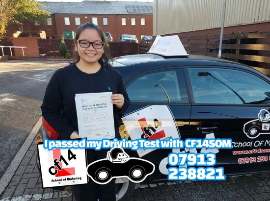 Many Congratulations Rucira, Great drive today - all that´s left is to Graduate and enjoy that lovely new FULL driving Licence.*** WELL DONE ***