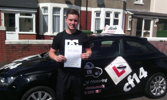 Many Congratulations Ryan<br />
<br />

<br />
<br />
You had be worried when you raced out of the car park with the examiner but quickly composed yourself Now was that luck that I took you down the dual carriageway and practised the parallel park - the same as your test route today or did you know something I didnacute;t FANTASTIC WELL DONE