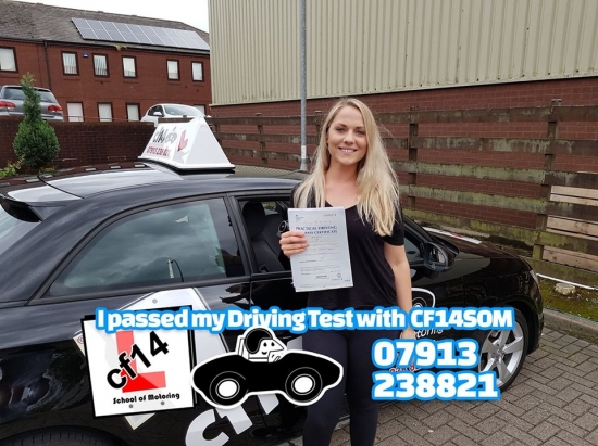 *** Many Congratulations to Sam, passing in Cardiff today, first time with just 1 driving fault - Fantastic hope the new job and house go well take care Barry ***