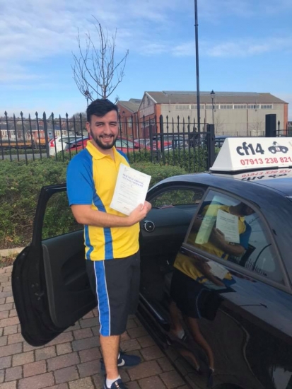 Congratulations Sion on your practical driving test pass in Barry today - stay safe and hope you get to leave the country again soon Rebekah 😂😂😂
