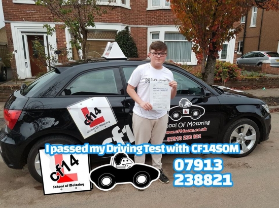 Many Congratulations William, just 2 minors,;time to put that old licence on the Bonfire Tonight, and look forward to a brand new FULL Licence. WELL DONE!