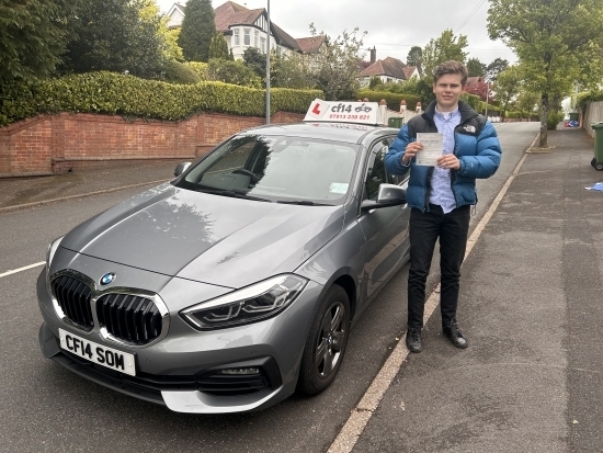 So We Finish The Month Of April, With Congratulations This Time To Harri, Passing On His First Attempt In Cardiff, With Just 3 Driving Faults - CONGRATULATIONS! 🍾🎉👏Great Drive Today, - Time To Take The Keys From Your Dad And Start Driving The Family Mini 🚘🚗 *** Congratulations From All of Us Here At cf14 School Of Motoring *** 🏎️