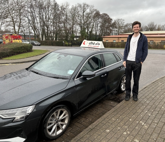 Congratulations To Dan, - Passing His Practical Driving Test On His First Attempt With Just 2 Driving Faults 👏👏👏Tricky Test Route - But Dan Kept Very Calm, And After Previously Having The Test Cancelled By The DVSA Last Year, This Was His First Opportunity To Get It Done & He Was Superb! 🚘The Examiner Had A Sense Of Humour, Telling Him Sorry - But Press The IPAD Button For 