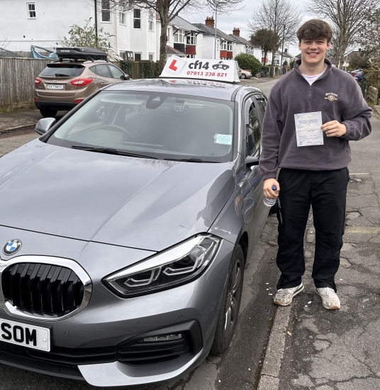 🚘 *** WOW *** WOW ***WOW 🚘 Congratulation Ioan, Passing In Cardiff Today With Zero Faults!Fantastic Driver, Matching Your Sister Who Also Passed With Zero Faults - What A Driving Family You All Are!Good Luck With Your Exams - Keep Up The Great Work With Your Rugby, Hopefully One Day I Will See You Playing For Wales And Making Them Great Again!*** Well Done & Congratulations Fro