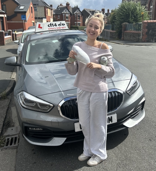 Congratulations To Amelie, Passing On Her First Attempt Today In Cardiff 🪪 -  A Tricky Test Route! That Said, Half Way Through, Amelie Did Take A Wrong Turn So Ended Up On An Easier Road Into Pentwyn & Back To The Test Centre Instead Of Having To Negotiate The Dual Carriageway To Gabalfa Roundabout. £Congratulations Again, Special Thanks To Becky For Helping Amelie Get Her Ready F