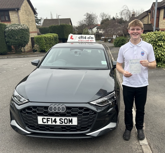 👏👏👏 **** WOW *** WOW *** WOW ****👏 👏👏Many Congratulations To Owain, Passing On His First Attempt With Zero Faults! What Can I Say, From Day 1 He Showed The Ability, To Become A Good Driver - That Just Got Better & Better As Lessons Progressed, Today He Had To Show The Examiner He Was Good - And That He Did! The Examiner Complimented Him On His Drive - Saying Just How Busy I