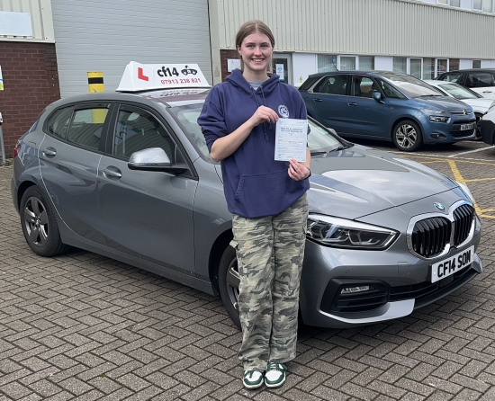 What A Fantastic Day For Ellie, PASSING Her Driving Test With Just 3 Small Driving Faults On A Long And Difficult Route Today 🚘👍Fab Student, Great Driver - One Emotional Girl Appeared When She Knew She Had Passed, And A Great Surpise For Her Mum, Who Didn´t Know Her Test Was Today - Result! 🍾🎉🥳Many Congratulations From All Of Us, Especially Me As I Used To Work With Your D