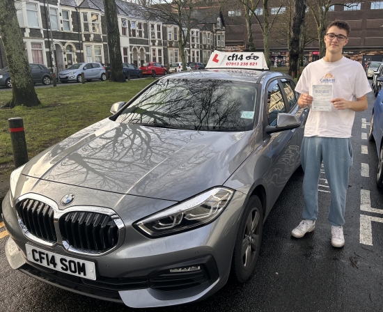 Many Congratulations To James, Passing His Practical Driving Test In Cardiff Today - 🚘 <br />
After A Very Awkward Start, (Some Fool Definitely Not Driving At 20mph As James Left The Test Centre) Settled Down & Took Just 3 Driving Faults To Complete The test 👏👏👏<br />
Hope Uni Goes Just As Well, Drive Safely & Many Congratulations Once Again From All Of Us Here At cf14 School Of Motoring