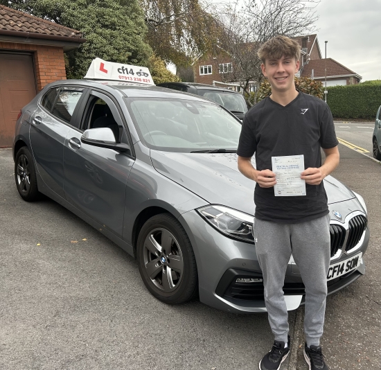 Many Congratulations To Sam, Passing On His Very First Attempt In Cardiff This Morning With Just 3 Driving Faults 👏👏👏Just Prior To Test, Sam Was Rightfully Confident - But Said, I Really Don´t Want Caerphilly Mountain Route Or Emergency Stop - So You Guessed It, That Exactly What He Did Get! £So A Minor For His Emergency Stop (We Can Take That) & 2 Others 🚘I