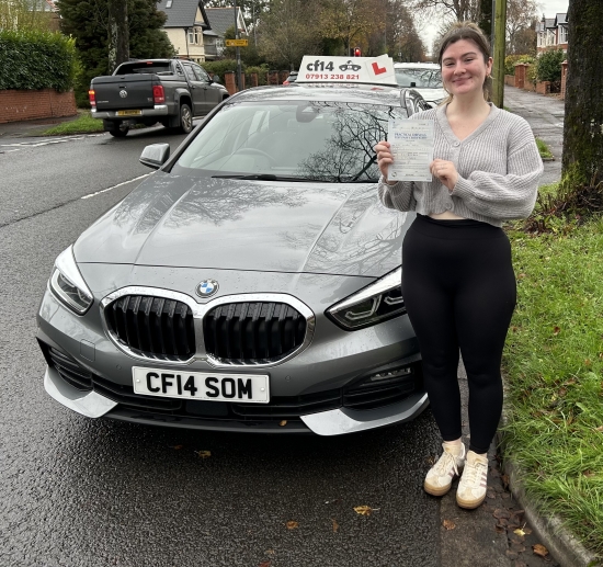 Congratulations To Vicky, Passing In Cardiff Today - Putting A Big Smile On Her Face. 👏👏👏Telling Just Family Her Test Was Today Was A Great Idea, - Because She Can Now Go Back To Work And Tell Everybody Why She Took Some Flexi-Time This Morning £*** 🚘 Congratulations Again Vicky, Well Done From All Of Us Here - At cf14 School Of Motoring 🚘 ***