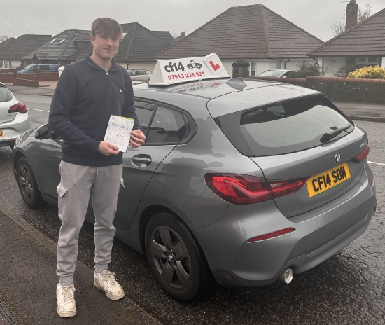 Great Start Today For Owen, Passing With Just 3 Driving Faults On His First Attempt! 👏👏Ask Me A Week Ago If We Would Get This Result, - And I Probably Would Have Said No, - But With A Great Work Ethic, And Lots Of Practice, A Well Deserved PASS! 🚘🚗🚙Drive Safely - *** Enjoy Your Licence When It Arrives, & Many Congratulations From All Of Us Here At cf14 School Of Motoring ***