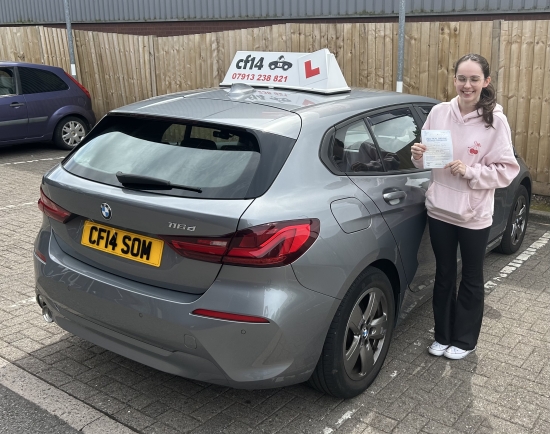 Many Congratulations To Charlotte, Passing With Just 2 Driving Faults On Her First Attempt In Cardiff Today - Well Done!🥳🎉🍾🪪<br />
<br />
What A Great Driver - Great Drive Today, Took Mums Advise And Remembered To Check Mirrors At The Correct Times, Made The Test Seem Easy 🚘<br />
<br />
Fab Student, Drive Carefully, May See You For Pass Plus & Motorway Lessons, But Today - WELL DONE You, Go And En