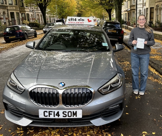 It´s A Happy Halloween To Mari, Passing Today - After Taking On The Caerphilly Mountain Test Route! 🎃💀It´s Been A While Getting Here - But FINALLY, It´s Done 👏👏👏A Great Driver - But Please Don´t Follow Her Example, Moving & Working In London, But Returning To Cardiff For Lessons & A Driving Test - I Don´t Know About Mari, But Fitting In Less