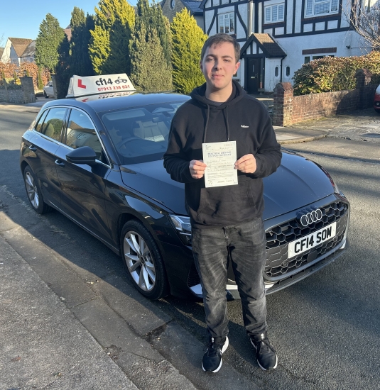 Many Congratulations To Charlie, Passing His Practical Driving Test This Morning, Giving Him The Best Start To The New Year He Could Have Imagined.🍾<br />
<br />
Charlie, - You Worked Really Hard, So Many Congratulations, Time To Concentrate On Those Upcoming Exams Now, Drive Carefully, & Well Done! 👏👏👏<br />
<br />
*** 🚘 Many Congratulations Again From All Of Us Here At cf14 School Of Motoring �