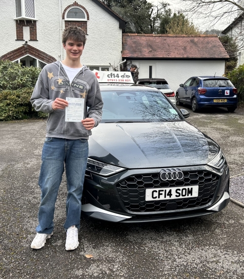 Many Congratulations To Dan Passing His Practical Driving Test In Cardiff Today 👏👏👏-  A Tricky Country Rd Route With Pot Holes Galore Being Filled By Large Lorries - Not Ideal ! Not To Mention Numerous Road Works & Traffic Chaos Everywhere In Llanishen £That Said, Dan Just About Conquered His Nerves And Deserved To Pass, Giving His Parents Some Well Earned Break From Bei